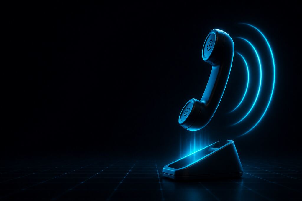 AI voice agent handling an inbound business call